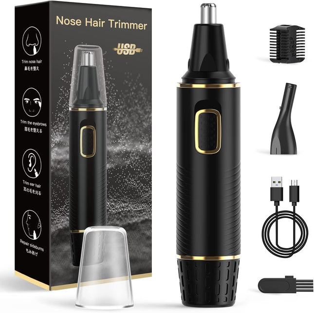 6-in-1 Manscape Body & Beard Trimmer for Men, Waterproof Rechargeable Grooming Kit, Type-C Dock