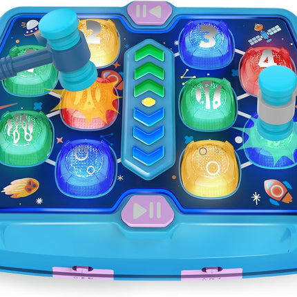 Whack-a-Mole Game Toy – Interactive Sound & Light Pounding Toy for Kids