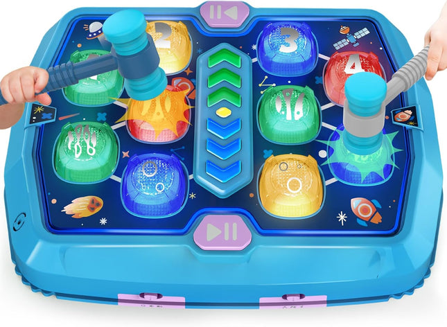 Whack-a-Mole Game Toy – Interactive Sound & Light Pounding Toy for Kids