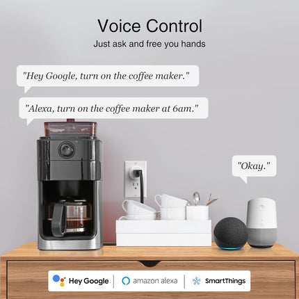 WiFi Smart Plug – Works with Alexa & Google Home, Timer & App Control