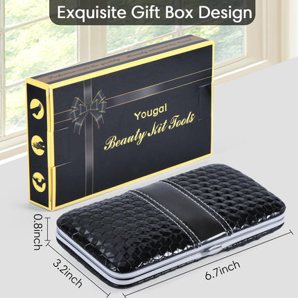 Nail Clippers Set – Professional Manicure & Pedicure Kit with Travel Case