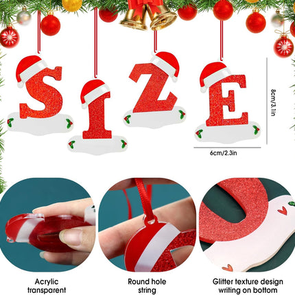 2025 Christmas Letter Ornaments – Personalized Holiday Decorations for Your Christmas Tree