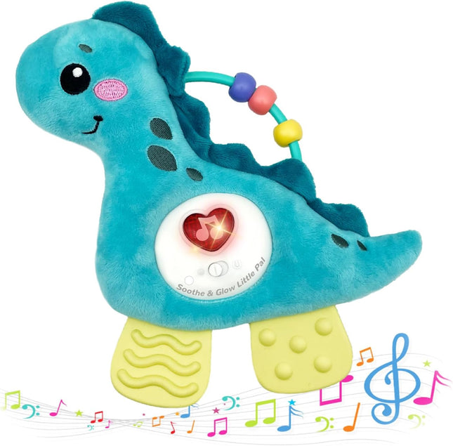 Baby Musical Activity Plush Toy – Sound, Light & Teether, 6–12 Months