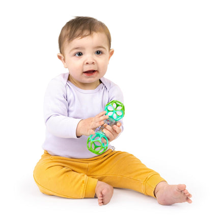 Oball Shaker Rattle Toy – Easy-Grip Infant Toy for Newborns and Up