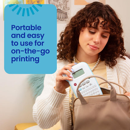 P-Touch PT-N10 Handheld Label Maker – Portable, Prints Personalized Color Labels