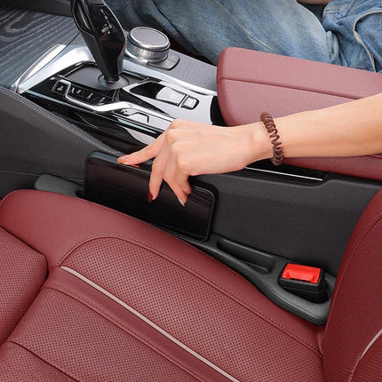 2-Pack Car Seat Gap Filler Organizer, Universal Seat Gap Plug with Storage Slot