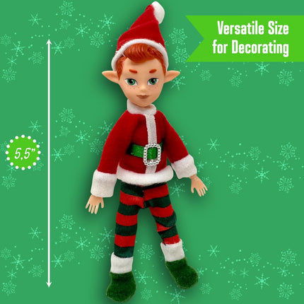 Poseable Christmas Elf Dolls – Adorable Shelf Sitters for Your Home