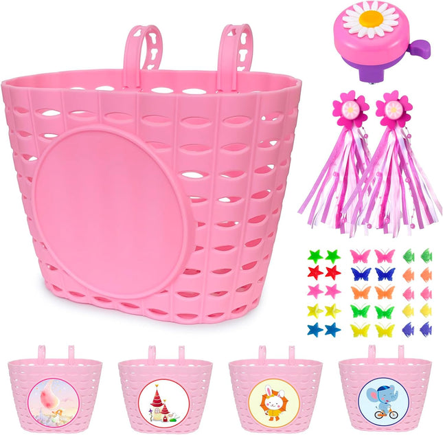 Bike Basket for Girls: Stylish & Functional Basket for Kids' Bicycle Accessories
