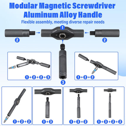 24-in-1 Magnetic Screwdriver Set – Multi-Function Ratchet Tool Kit for Home & Electronics