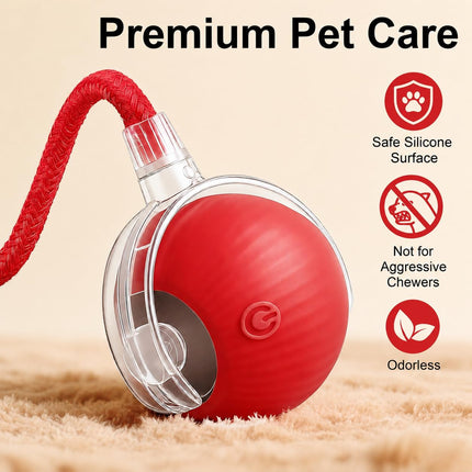 Smart Automatic Cat Toy Ball Rechargeable Motion Activated Chase Toy