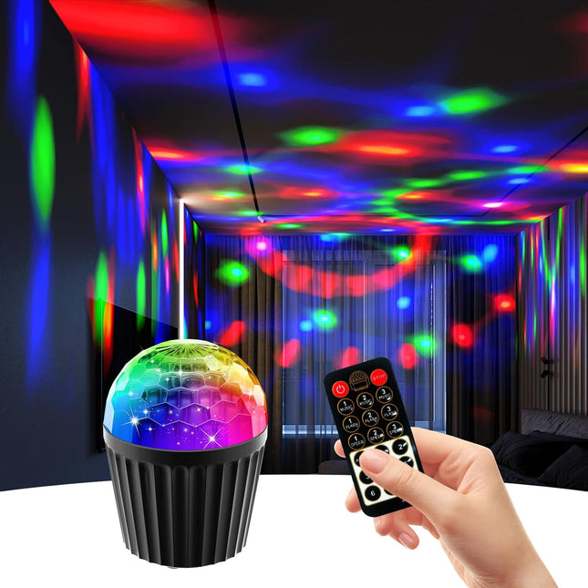 Mini Disco Ball LED Lights – RGB USB Party Decorations for Home & Events