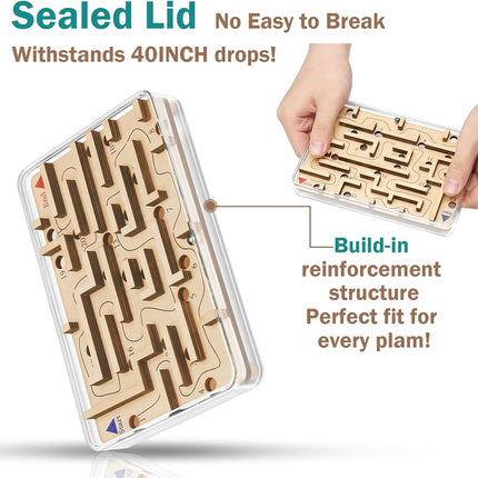 Wooden Labyrinth Maze Toy – Challenging Brain Teaser for Kids & Teens