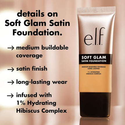 Glam Foundation 21 Light Neutral, Medium Coverage, Long-Lasting Satin Finish