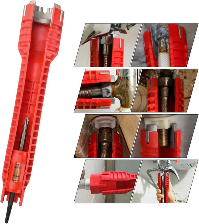 Plumbing Wrench Tool – Faucet & Sink Wrench for Installation & Repair (Excludes 1/2" Nut)