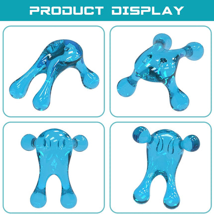Palm Massage Tool Handheld Deep Tissue Massager for Neck Back Shoulder Relief