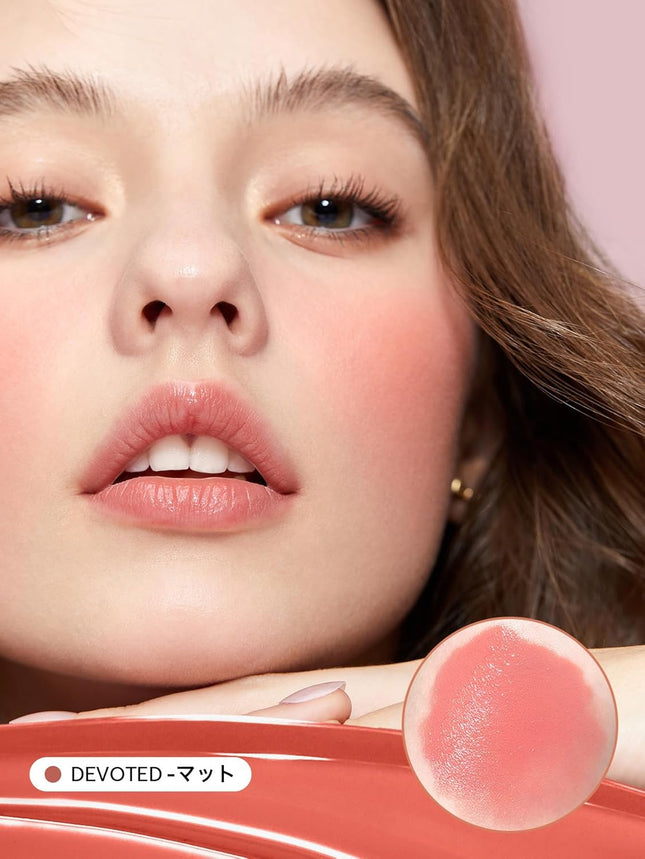 Color Bloom Liquid Blush – Matte Finish for Cheeks, Devoted Shade