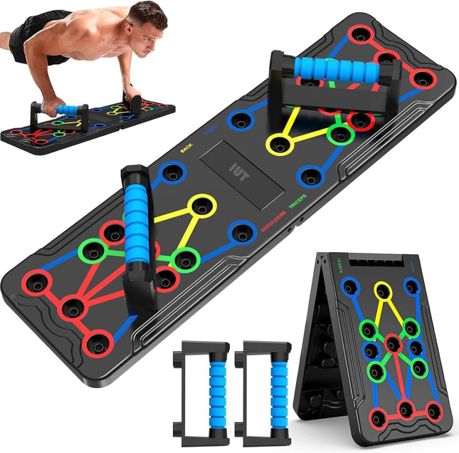 Home Workout Push Up Board – Multi-Position System for Strength & Fat Burn