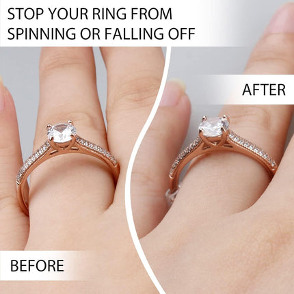 6PCS Ring Size Adjuster Spacers for Loose Rings Invisible Ring Tightener