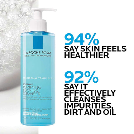 Toleriane Purifying Foaming Cleanser – Oil-Free, Niacinamide & Ceramides