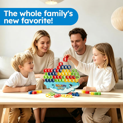 3 in 1 Stacking Balance Marble Game Educational STEM Toy Ages 6+