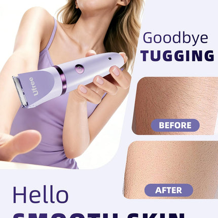 Electric Bikini Trimmer for Women – Waterproof Rechargeable Body Shaver