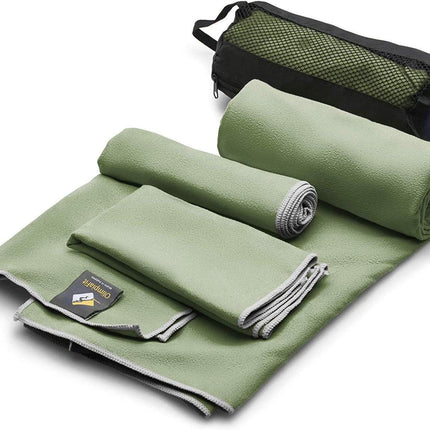 3-Pack Quick Dry Microfiber Travel Towels with Bag, Lightweight Fast-Drying Towels