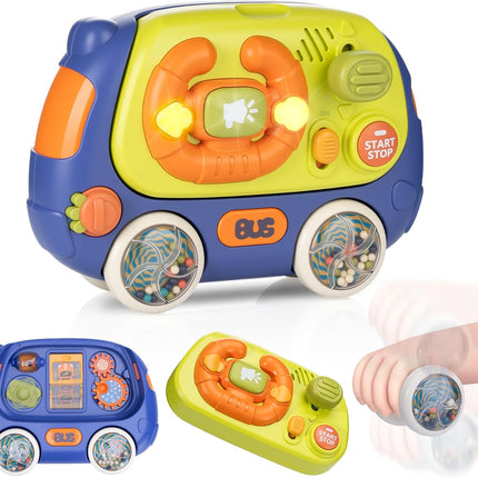 Baby Musical Steering Wheel Toy – Portable Sensory & Early Learning Fun