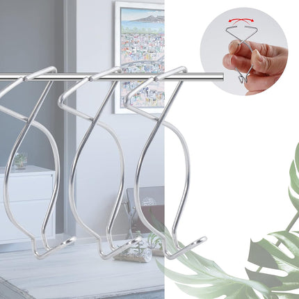 20-Pack Drop Ceiling Hooks – Heavy Duty Metal T-Bar Hooks for Classrooms & Offices