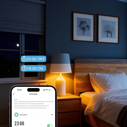 Smart Plug 15A – Wi-Fi & Bluetooth, Alexa/Google, Remote & Timer Control
