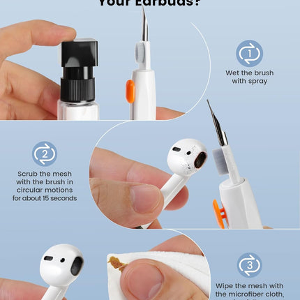 20-in-1 AirPods Cleaner Kit for Earbuds Phone Laptop Keyboard Screen Cleaning