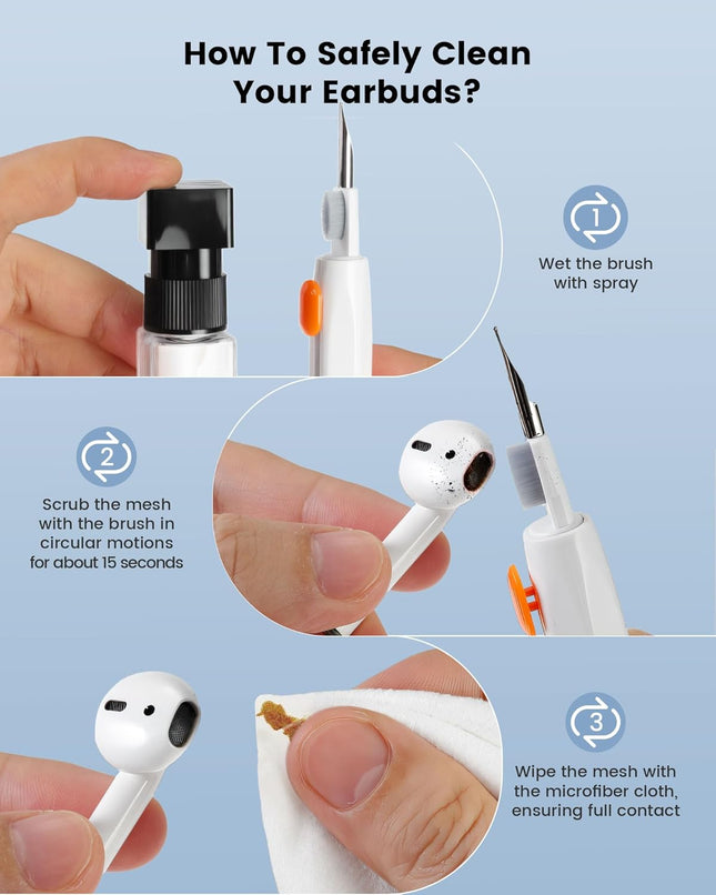 20-in-1 AirPods Cleaner Kit for Earbuds Phone Laptop Keyboard Screen Cleaning
