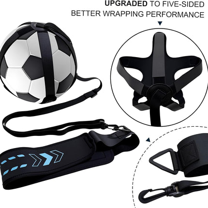Soccer Kick Trainer Solo Football Training Belt Adjustable Ball Practice Aid