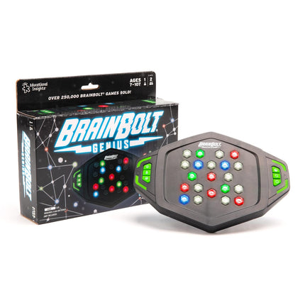 BrainBolt Genius Handheld Memory Puzzle Game for Kids Teens & Adults