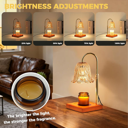 Candle Warmer Lamp with Timer – Dimmable Wax Melt & Jar Candle Warmer