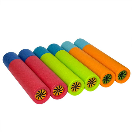 6 Pack Water Blaster Set Multicolor Outdoor Pool Beach Toys for Kids