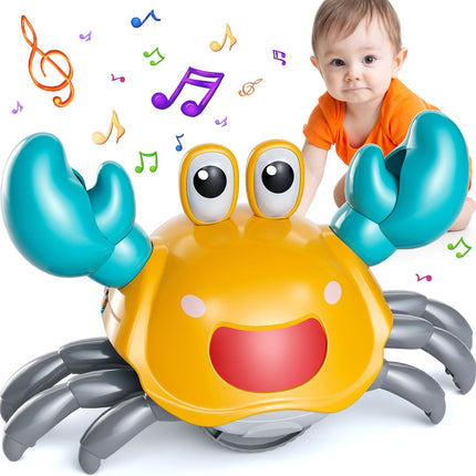 Crawling Crab Baby Toy – Tummy Time Walking & Dancing Toy for Infants