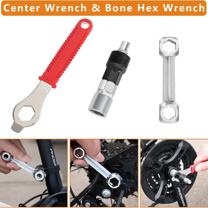 Bicycle Repair Kit – Tire Patches, Mini Pump & Chain Wrench for Bikes
