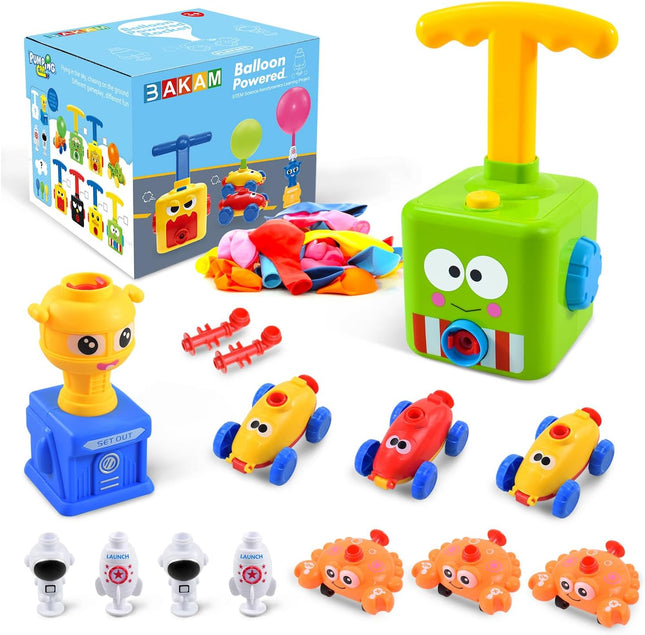 Frog Balloon Powered Car Toy STEM Learning Gift for Boys Girls Ages 3+