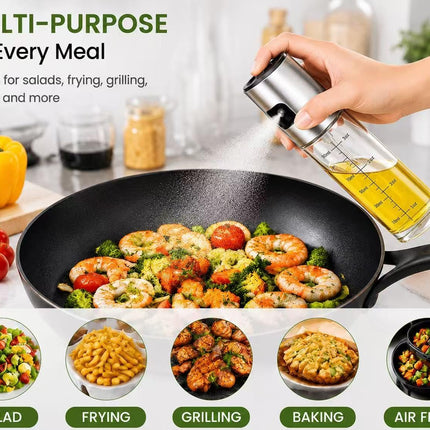Oil Sprayer for Cooking 100ml Olive Oil Spritzer for Air Fryer Salad BBQ Roasting