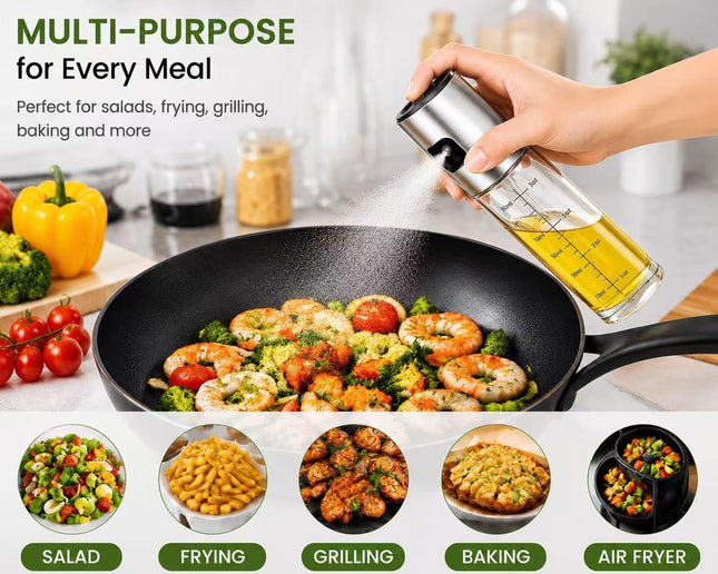 Oil Sprayer for Cooking 100ml Olive Oil Spritzer for Air Fryer Salad BBQ Roasting