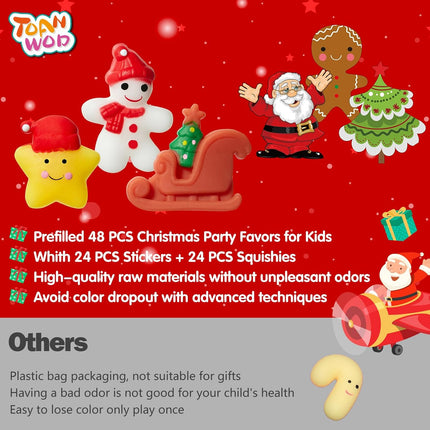 24PCS Kawaii Squishy Toys – Mini Mochi Fidget & Sensory Toys for Kids