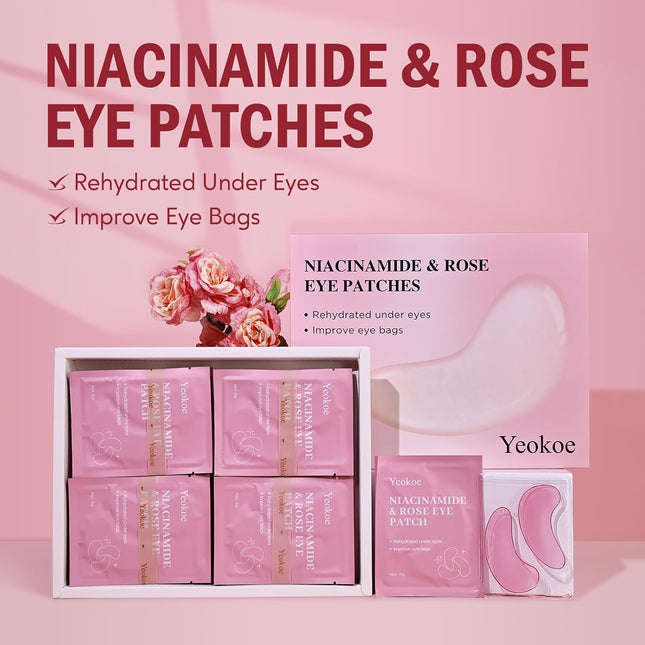 20 Pairs Eye Mask Patches for Dark Circles Puffy Eyes Skin Care Treatment
