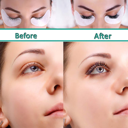 50 Pairs Under Eye Pads for Lash Extensions Aloe Vera Hydrogel Lint-Free Patches