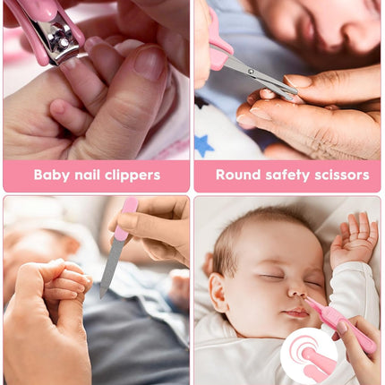 Baby Healthcare & Grooming Kit – Newborn Essentials with Brush, Clipper & Thermometer