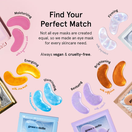 Award Winning Under Eye Mask Gel Patches for Dark Circles & Puffy Eyes