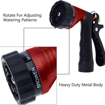 Garden Hose Spray Nozzle with Adjustable Water Flow for Outdoor Use