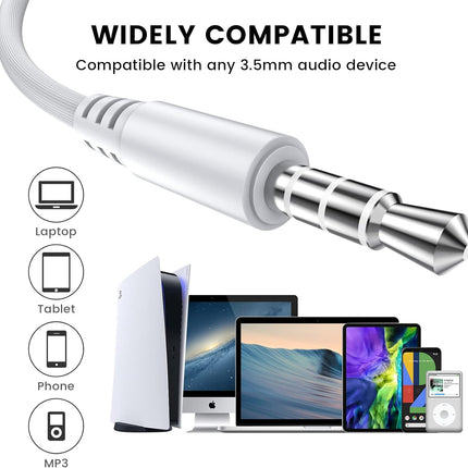 Wired Earbuds with Microphone 3.5mm Jack In-Ear Headphones for Devices