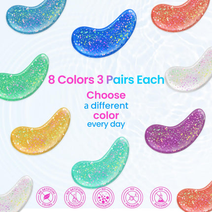 Under Eye Patches 24 Pairs – Reduce Wrinkles, Dark Circles & Puffiness