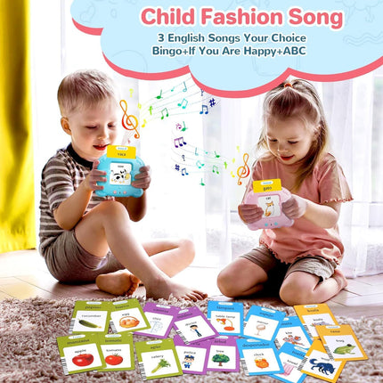 Spanish English Talking Flash Cards 510 Sight Words Learning Toy Kids