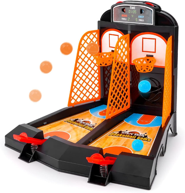 Tabletop Mini Basketball Game Desk Toy for Kids Birthday Gift Ages 8+